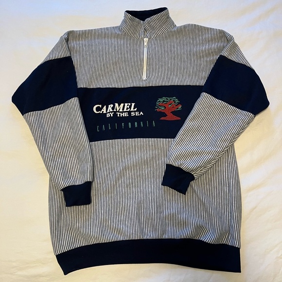 Vintage Carmel By The Sea Quater Zip - Picture 2 of 3